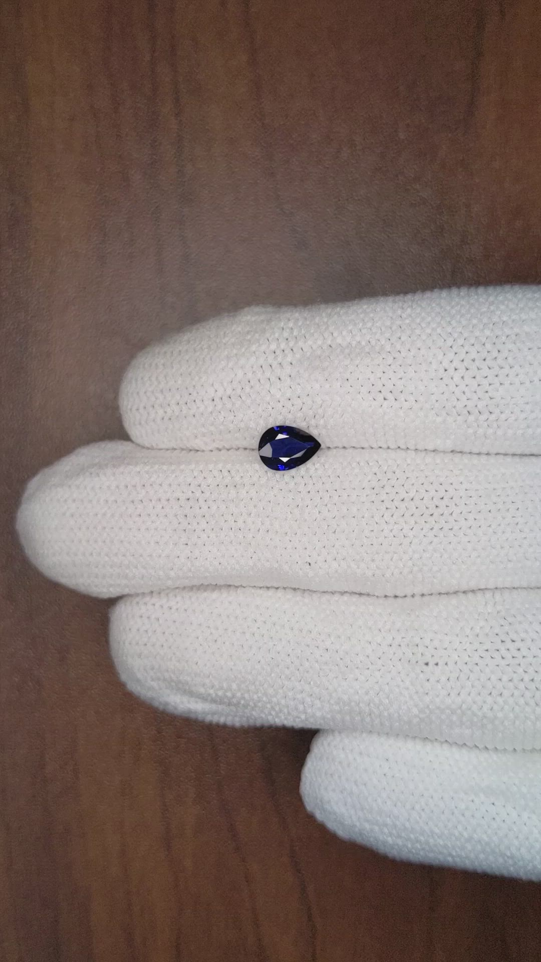 0.84 Ct. Blue Sapphire from Thailand Size Video
