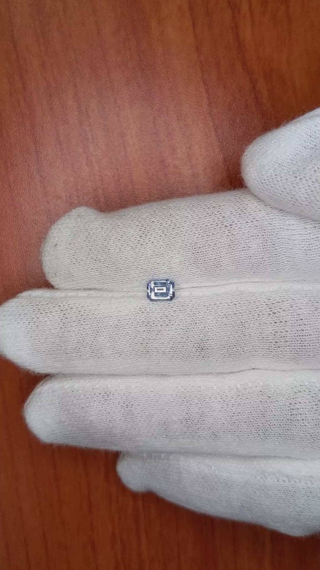 0.56 Ct. Blue Sapphire from Ceylon (Sri Lanka) Size Video