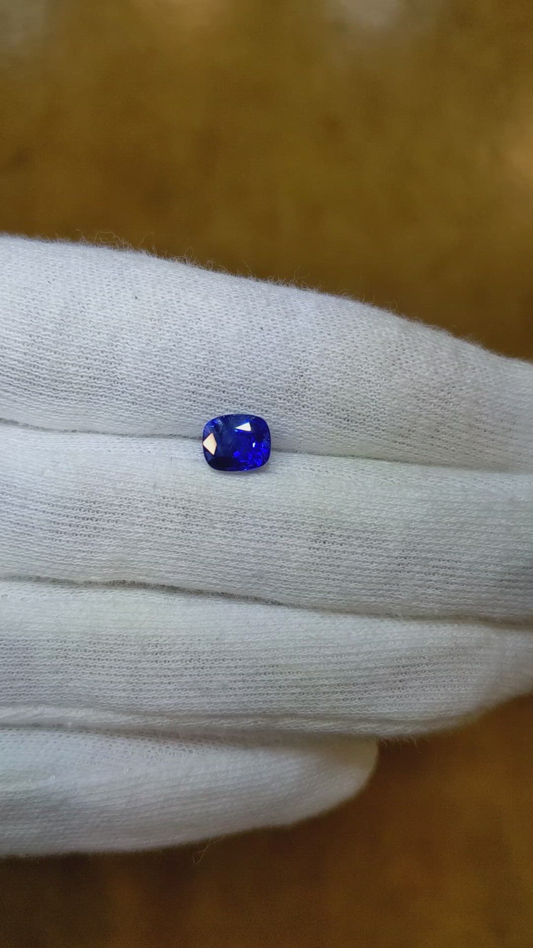 1.49 Ct. Blue Sapphire from Ceylon (Sri Lanka) Size Video