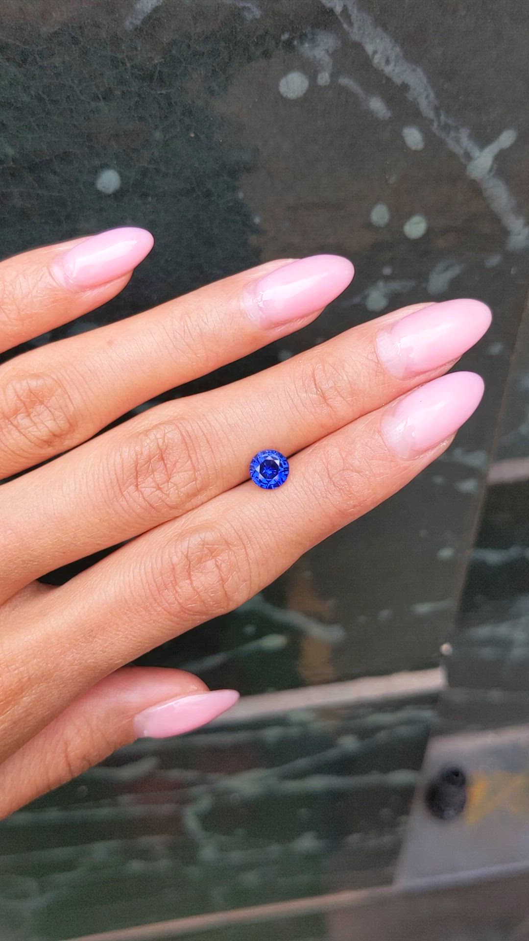 1.30 Ct. Blue Sapphire from Ceylon (Sri Lanka) Size Video