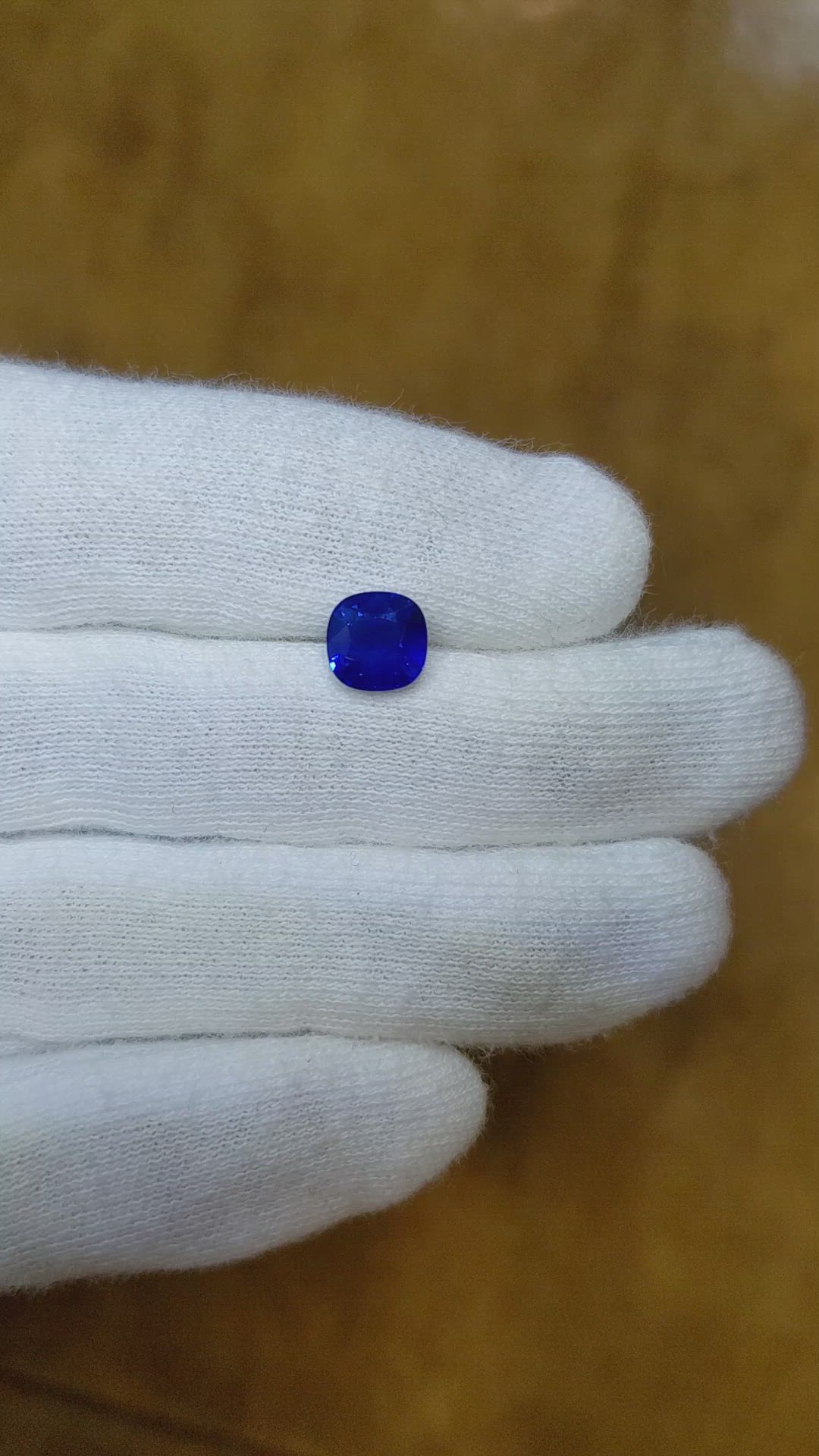 1.45 Ct. Blue Sapphire from Ceylon (Sri Lanka) Size Video