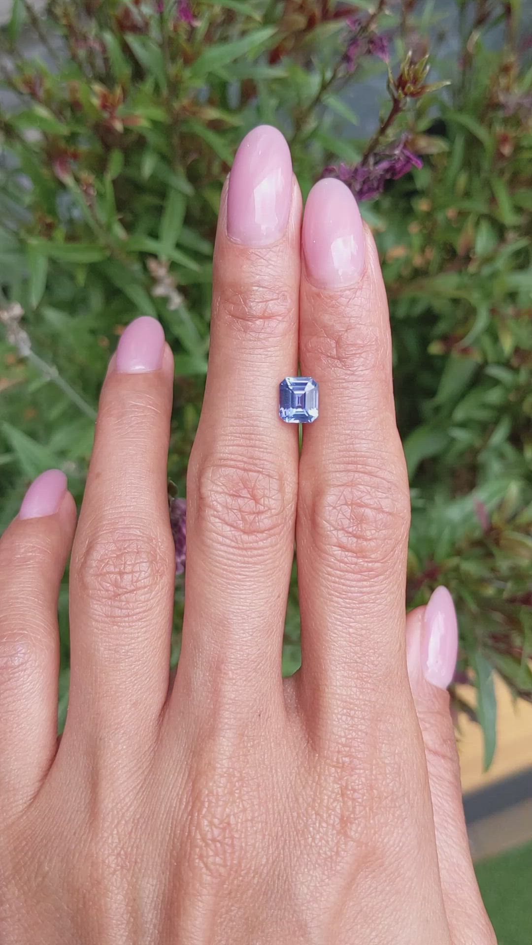 1.74 Ct. Blue Sapphire from Ceylon (Sri Lanka) Size Video
