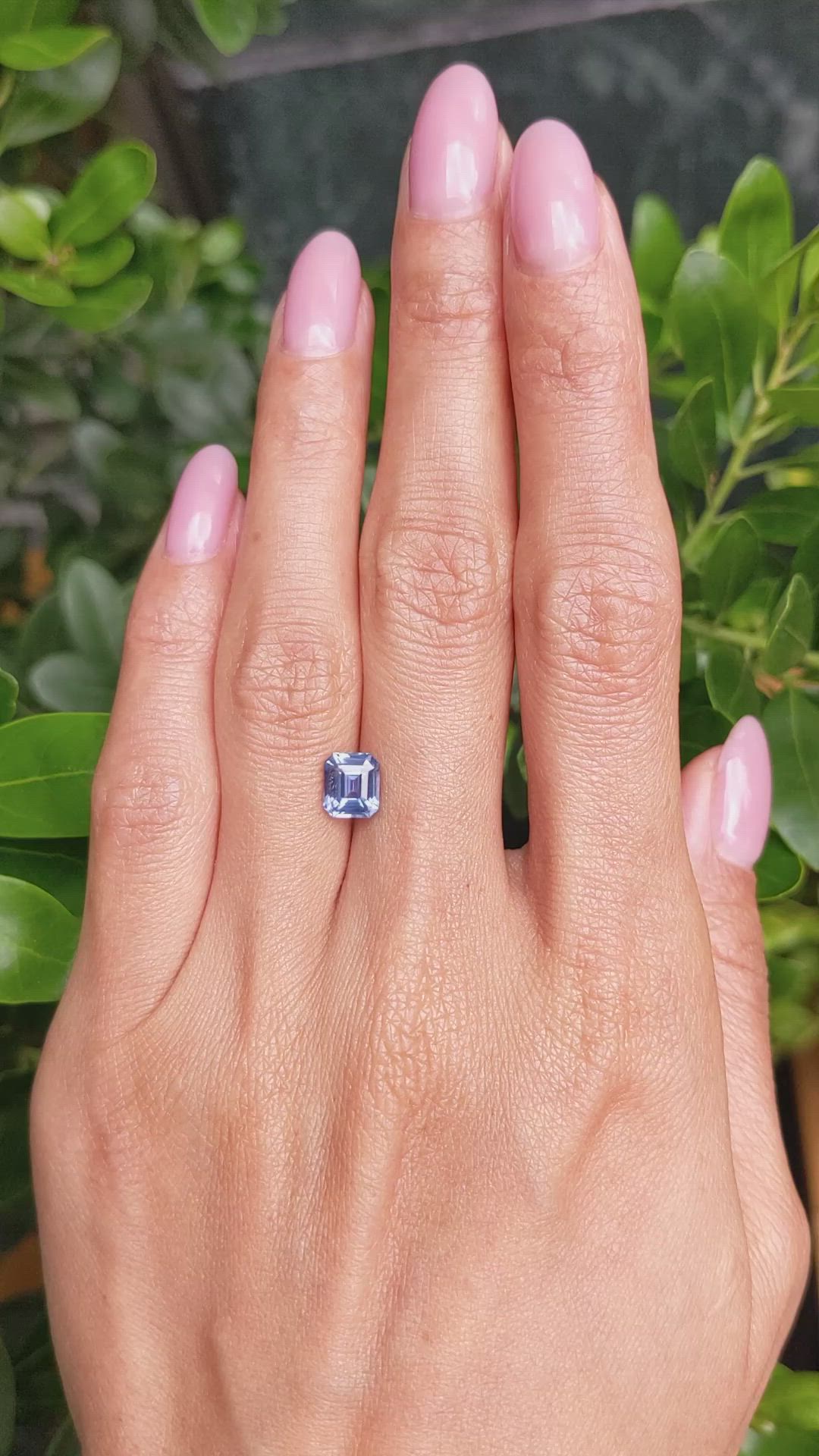 1.74 Ct. Blue Sapphire from Ceylon (Sri Lanka) Size Video