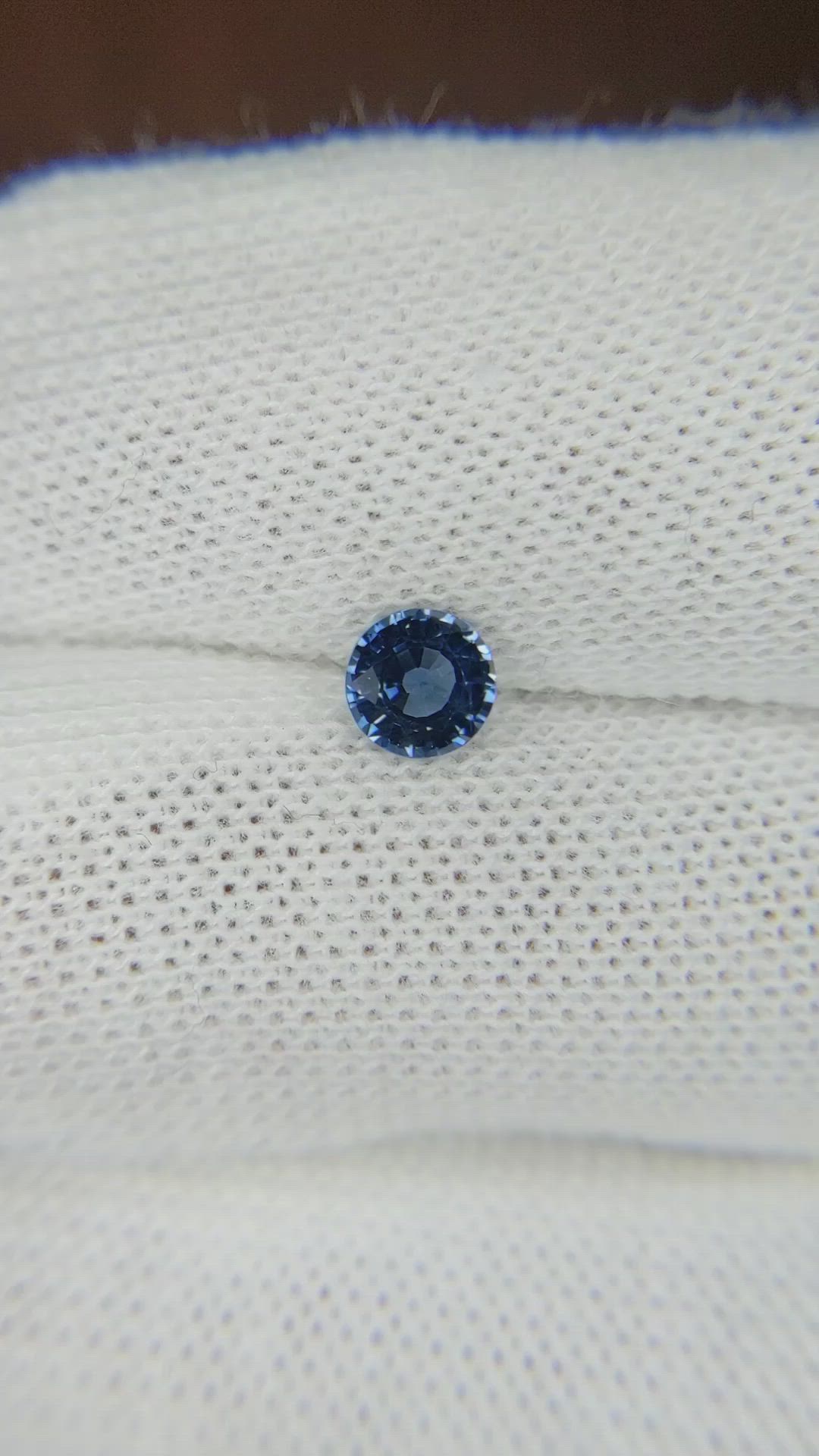 0.63 Ct. Blue Sapphire from Thailand Size Video