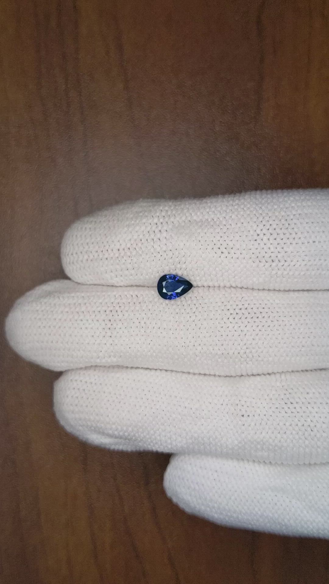 0.86 Ct. Blue Sapphire from Thailand Size Video