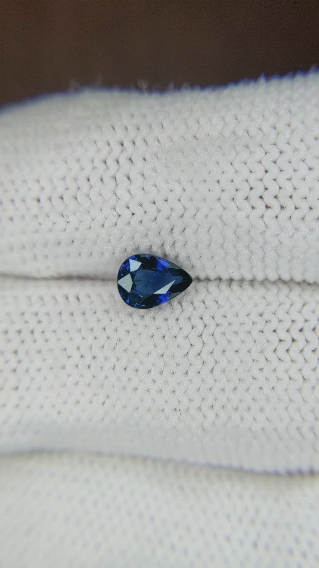 0.86 Ct. Blue Sapphire from Thailand Size Video