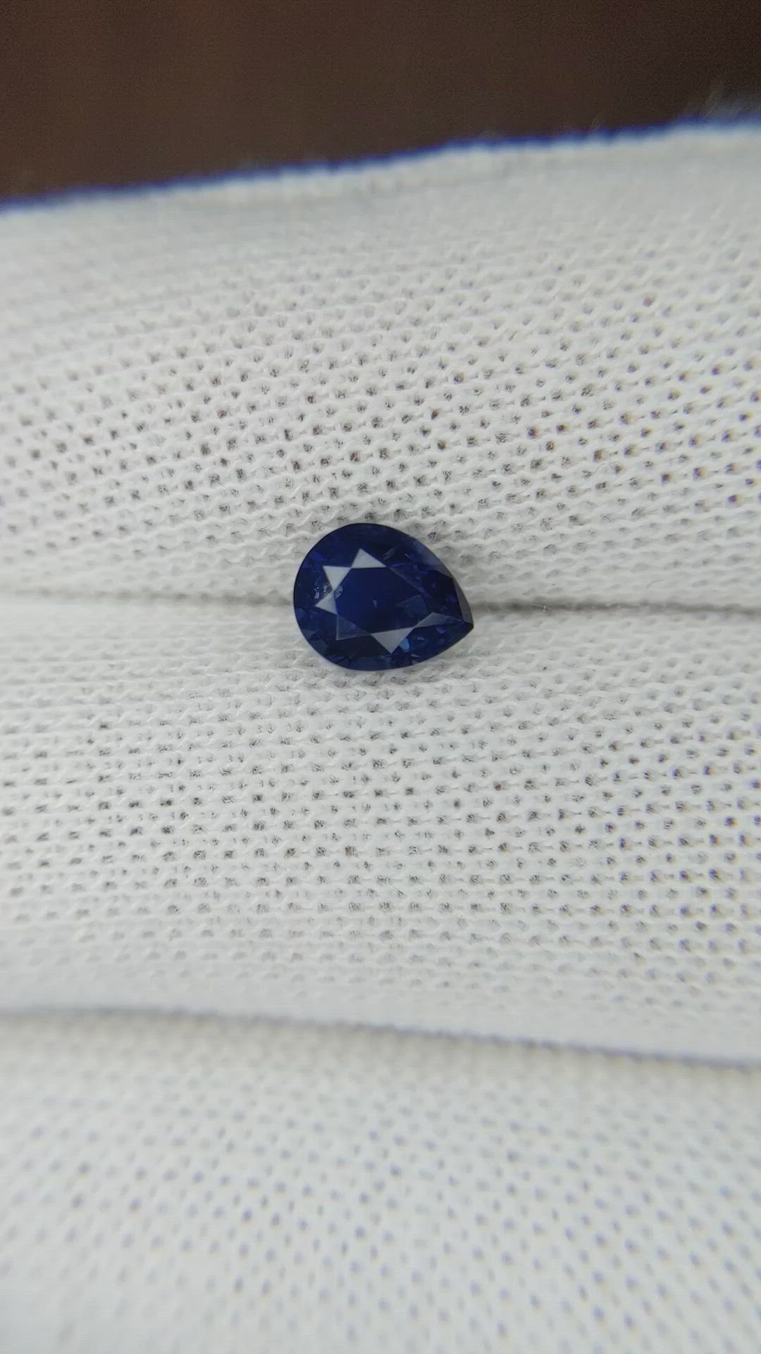 1.33 Ct. Blue Sapphire from Nigeria Size Video