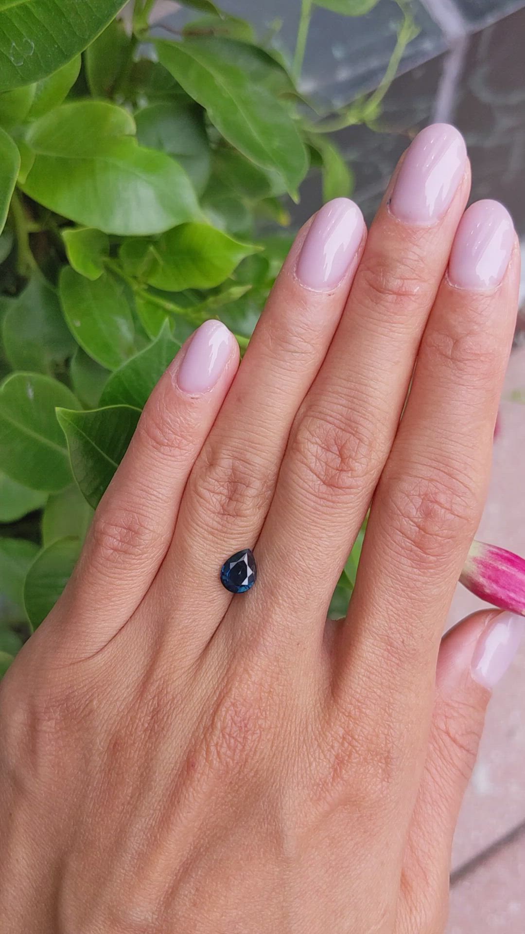 1.34 Ct. Blue Sapphire from Nigeria Size Video
