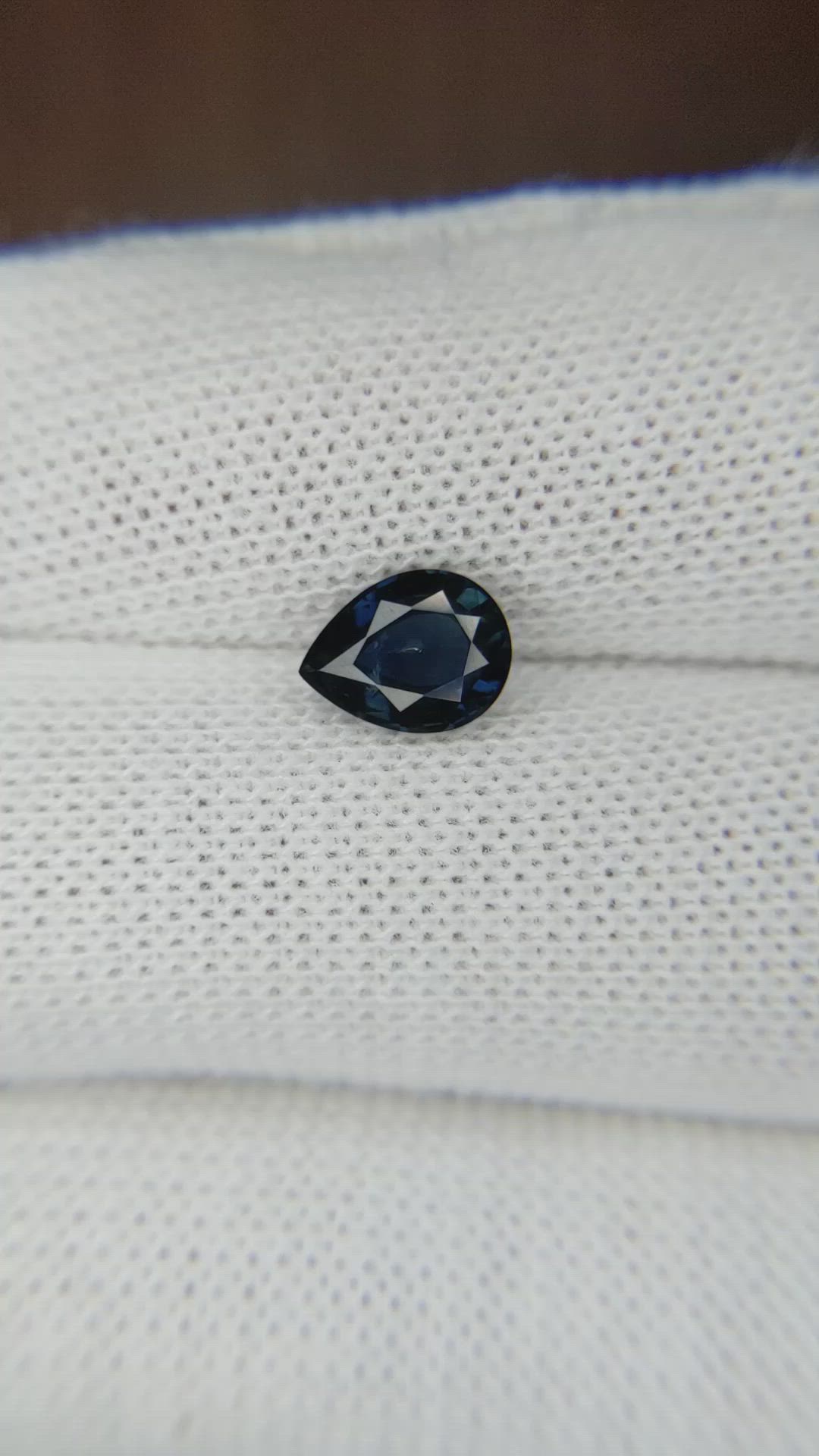 1.34 Ct. Blue Sapphire from Nigeria Size Video