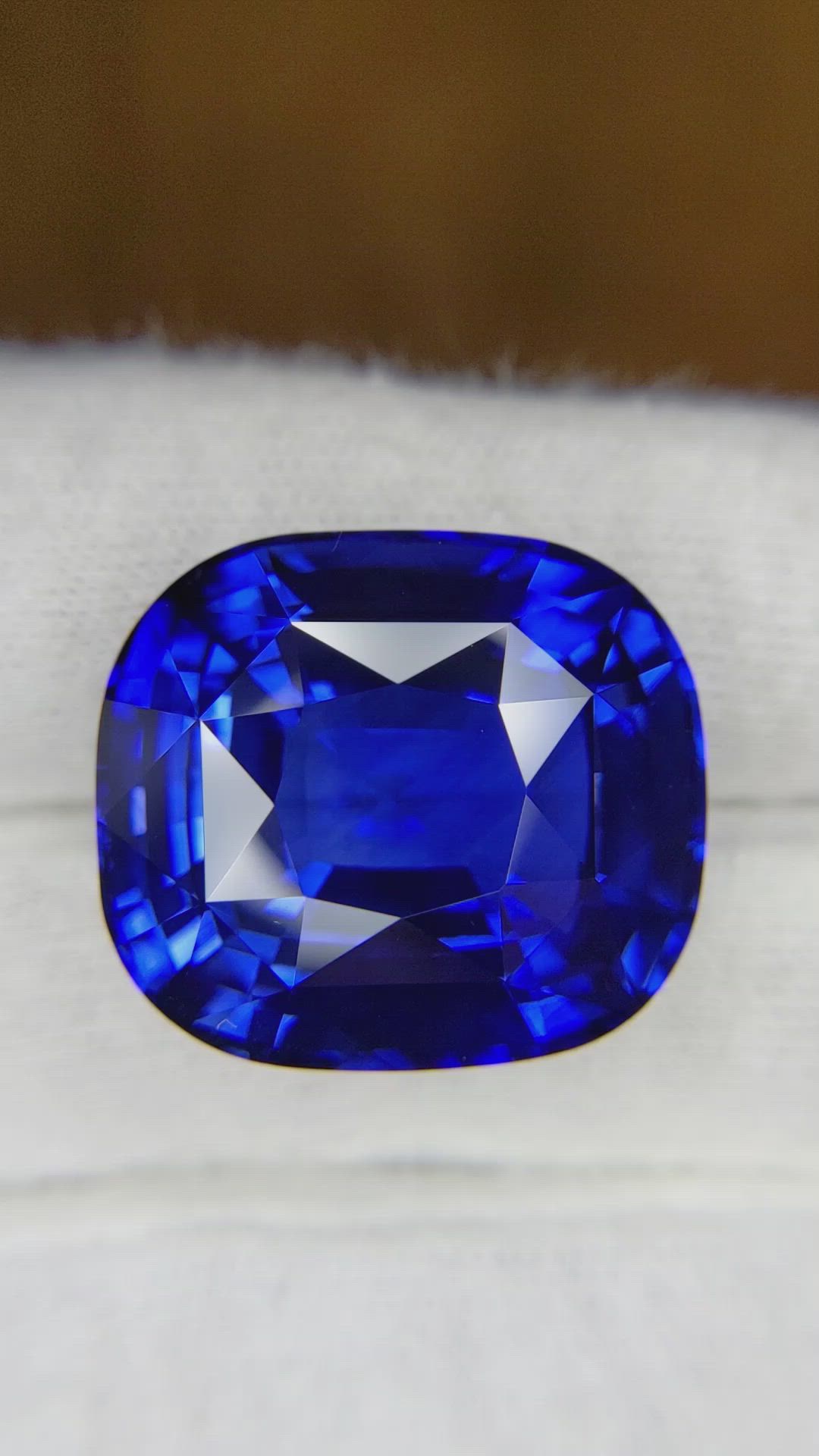 52.27 Ct. Blue Sapphire from Ceylon (Sri Lanka) Size Video