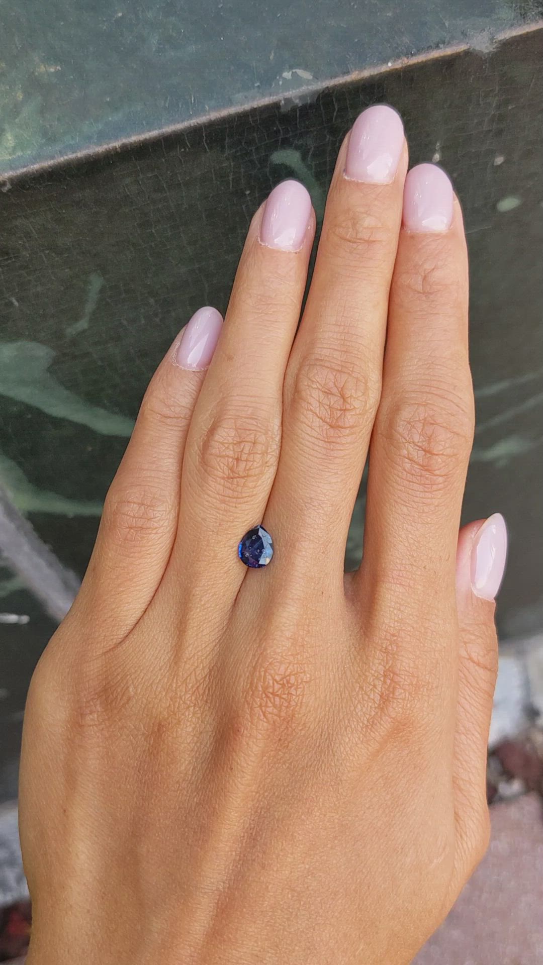 1.19 Ct. Blue Sapphire from Nigeria Size Video
