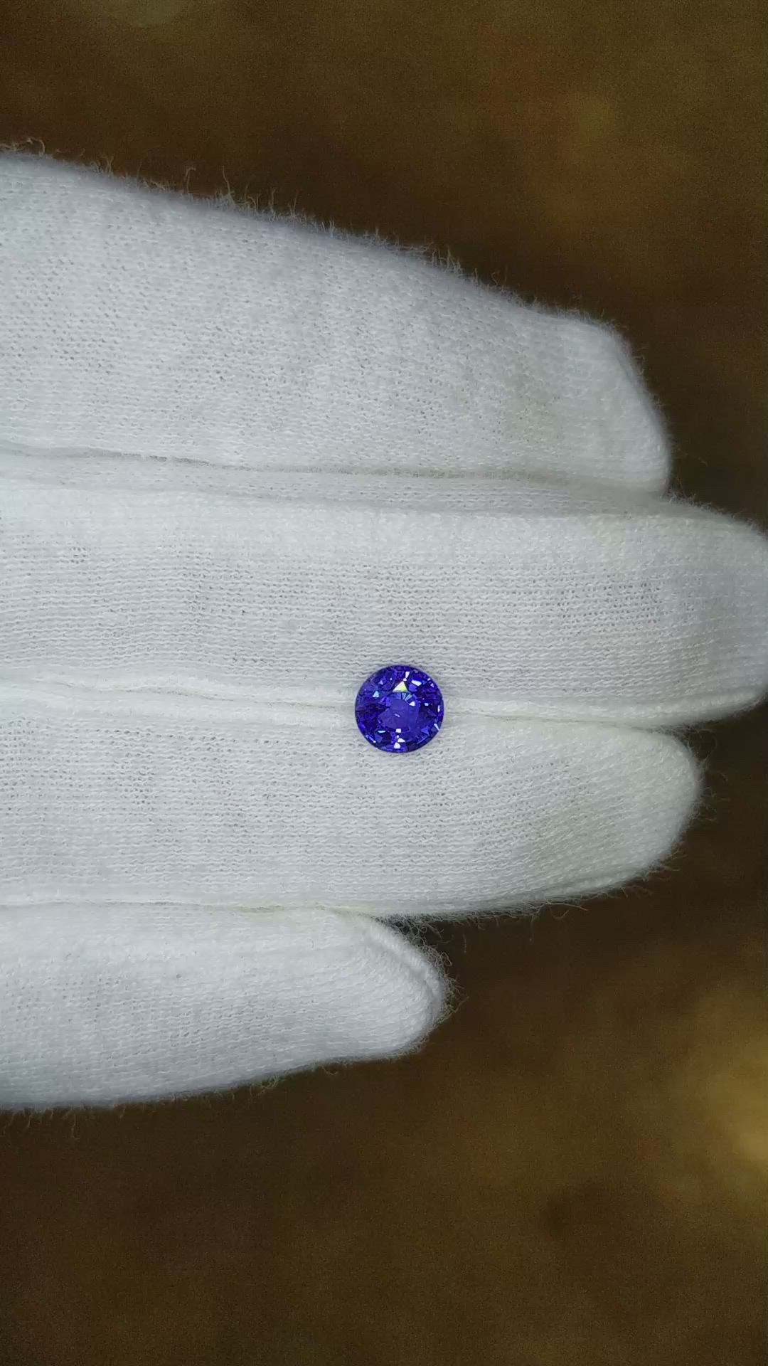 1.21 Ct. Blue Sapphire from Ceylon (Sri Lanka) Size Video