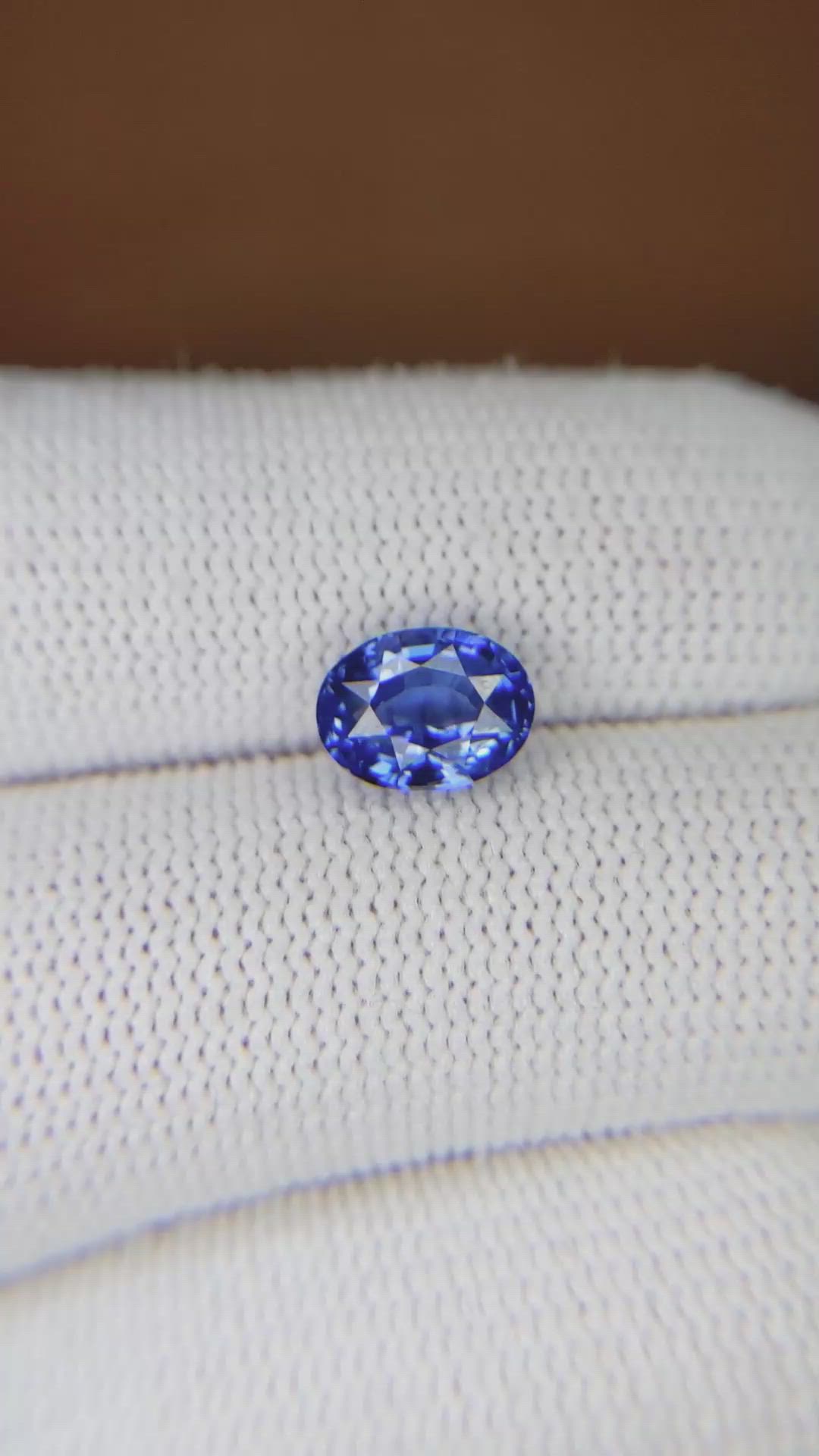 1.99 Ct. Blue Sapphire from Ceylon (Sri Lanka) Size Video