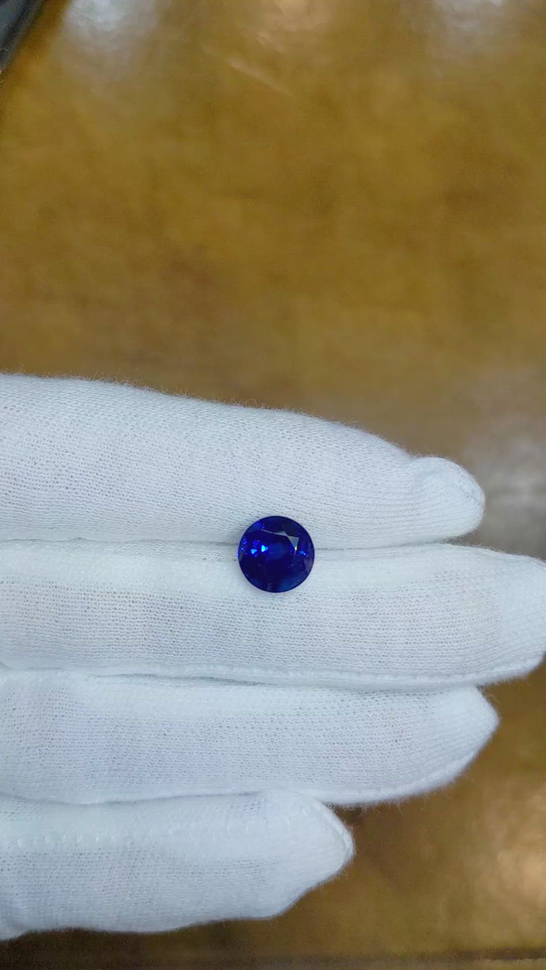 3.79 Ct. Blue Sapphire from Thailand Size Video