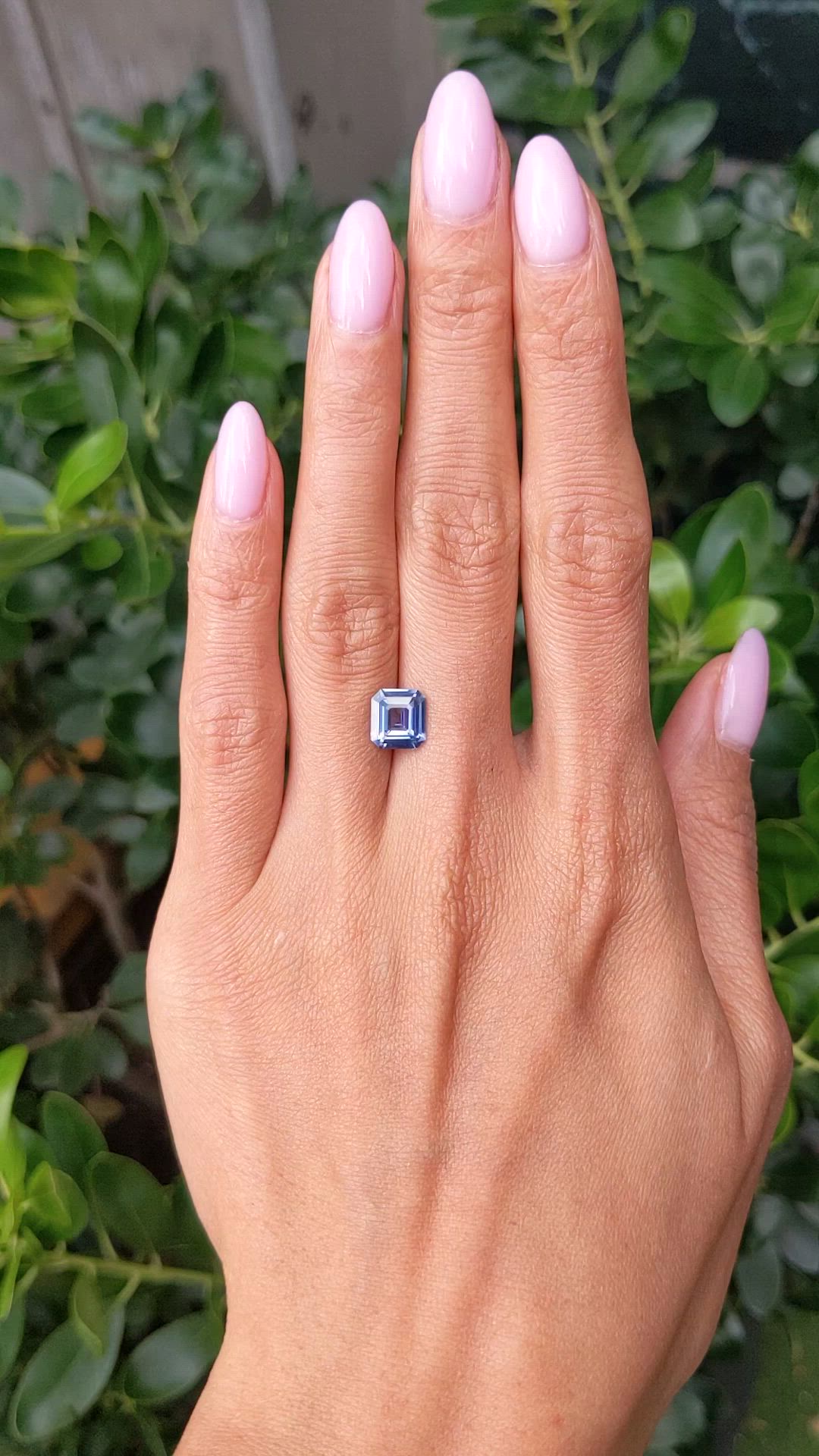2.06 Ct. Blue Sapphire from Ceylon (Sri Lanka) Size Video