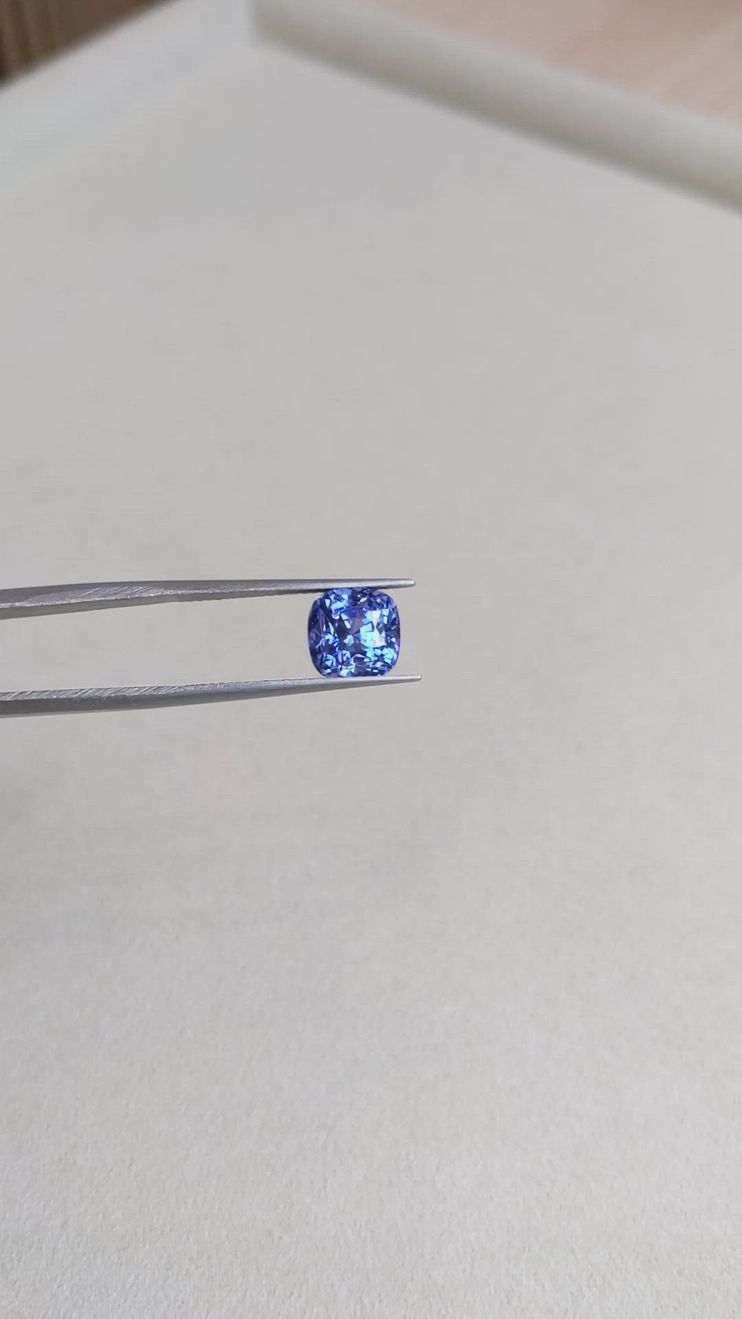 4.05 Ct. Blue Sapphire from Ceylon (Sri Lanka) Size Video