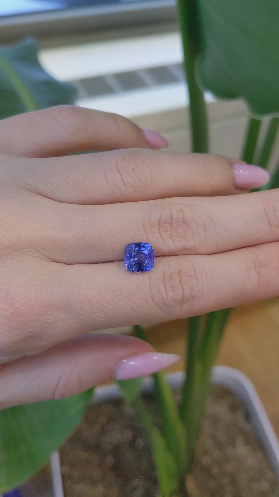 3.05 Ct. Blue Sapphire from Ceylon (Sri Lanka) Size Video