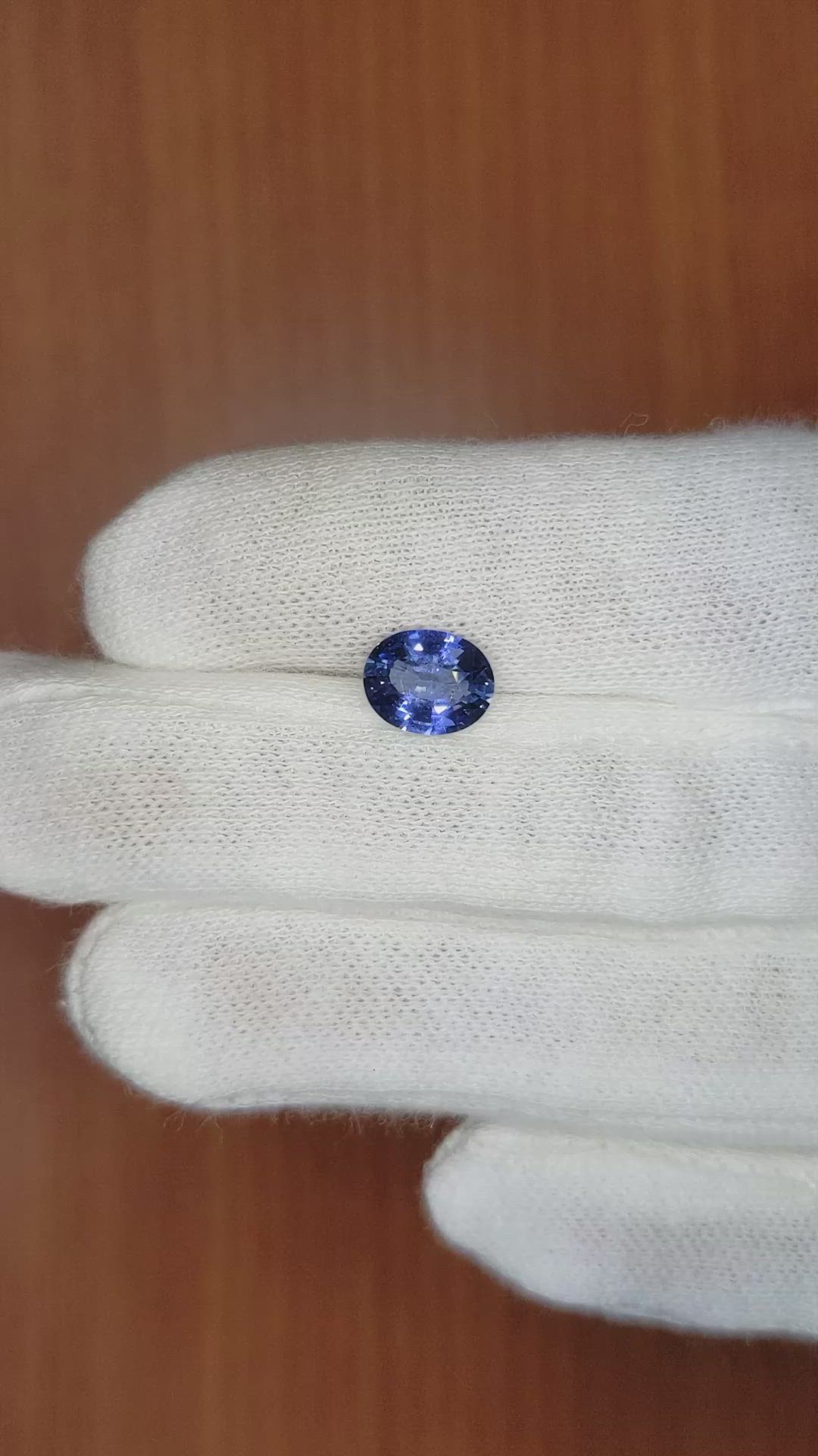 1.97 Ct. Blue Sapphire from Ceylon (Sri Lanka) Size Video