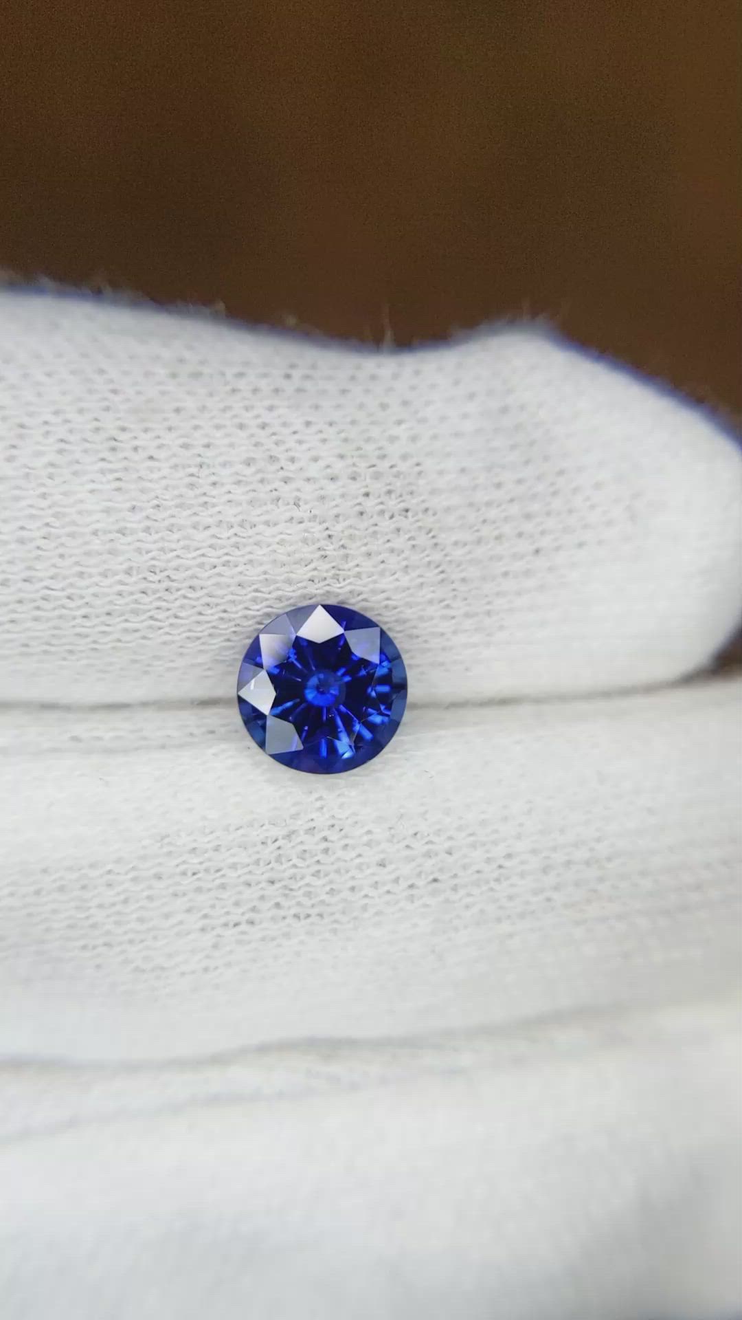 1.44 Ct. Blue Sapphire from Ceylon (Sri Lanka) Size Video