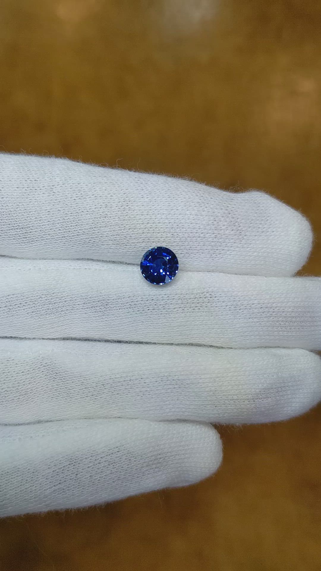 1.49 Ct. Blue Sapphire from Ceylon (Sri Lanka) Size Video