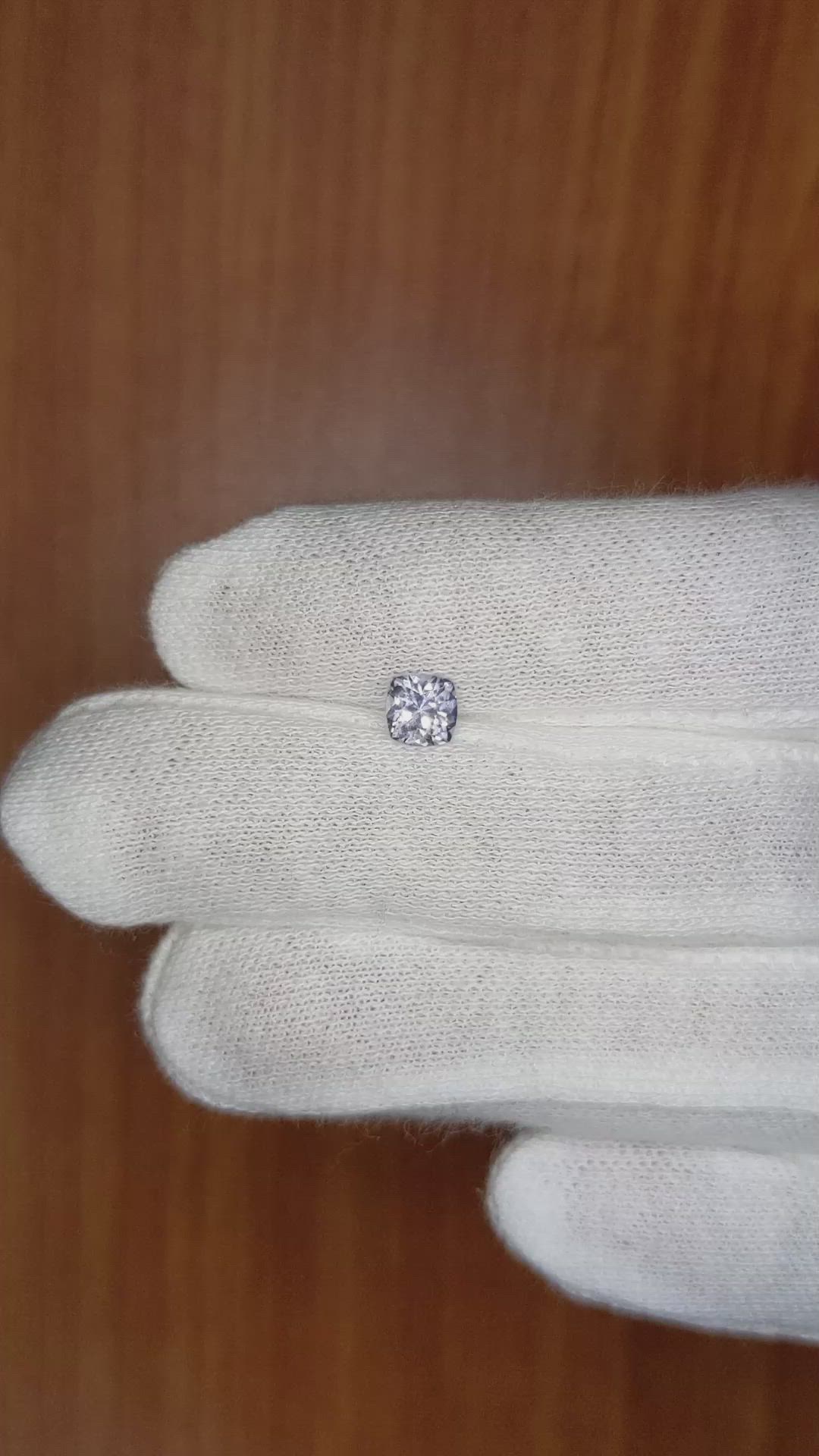 0.74 Ct. Blue Sapphire from Ceylon (Sri Lanka) Size Video