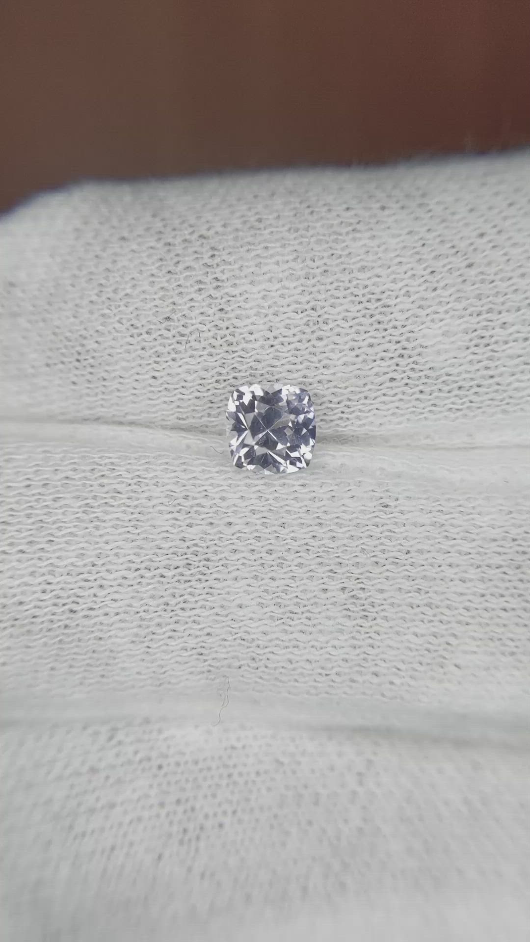 0.74 Ct. Blue Sapphire from Ceylon (Sri Lanka) Size Video
