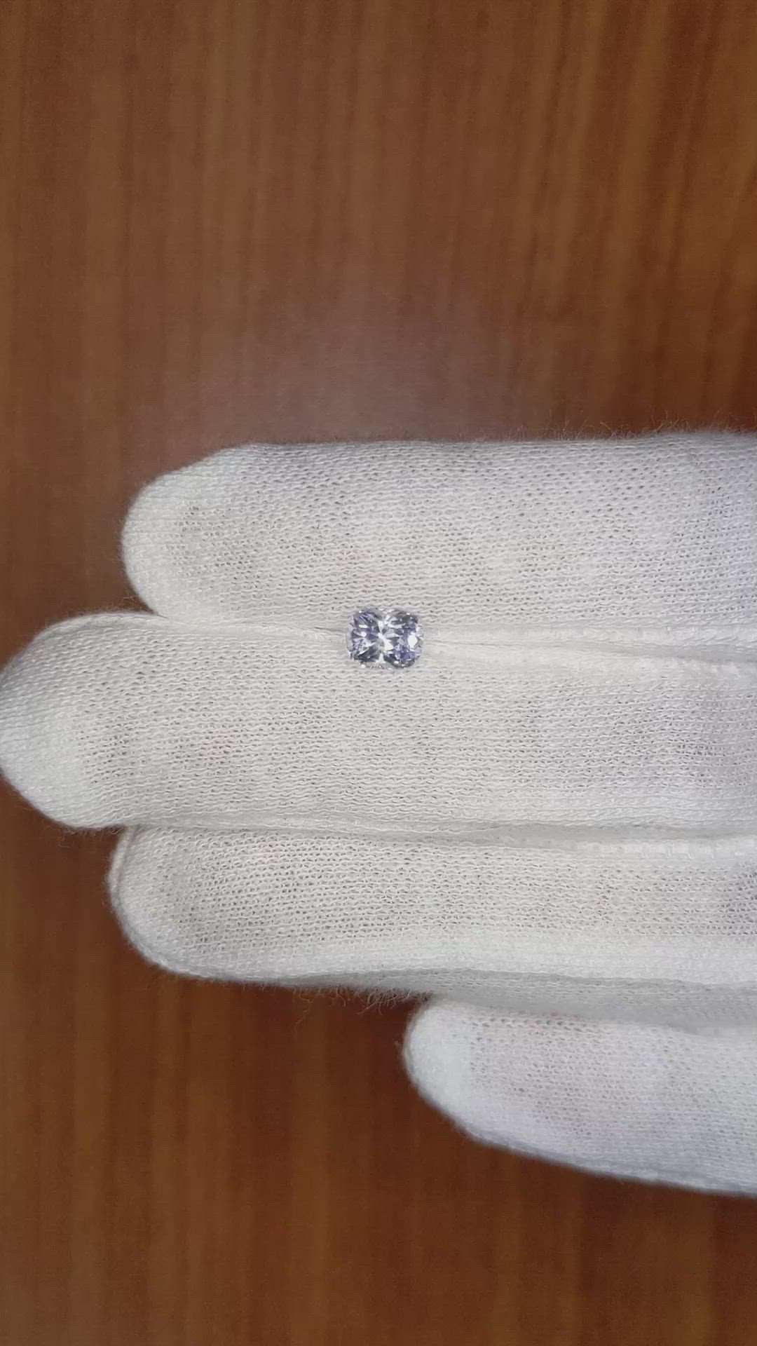 0.88 Ct. Blue Sapphire from Ceylon (Sri Lanka) Size Video