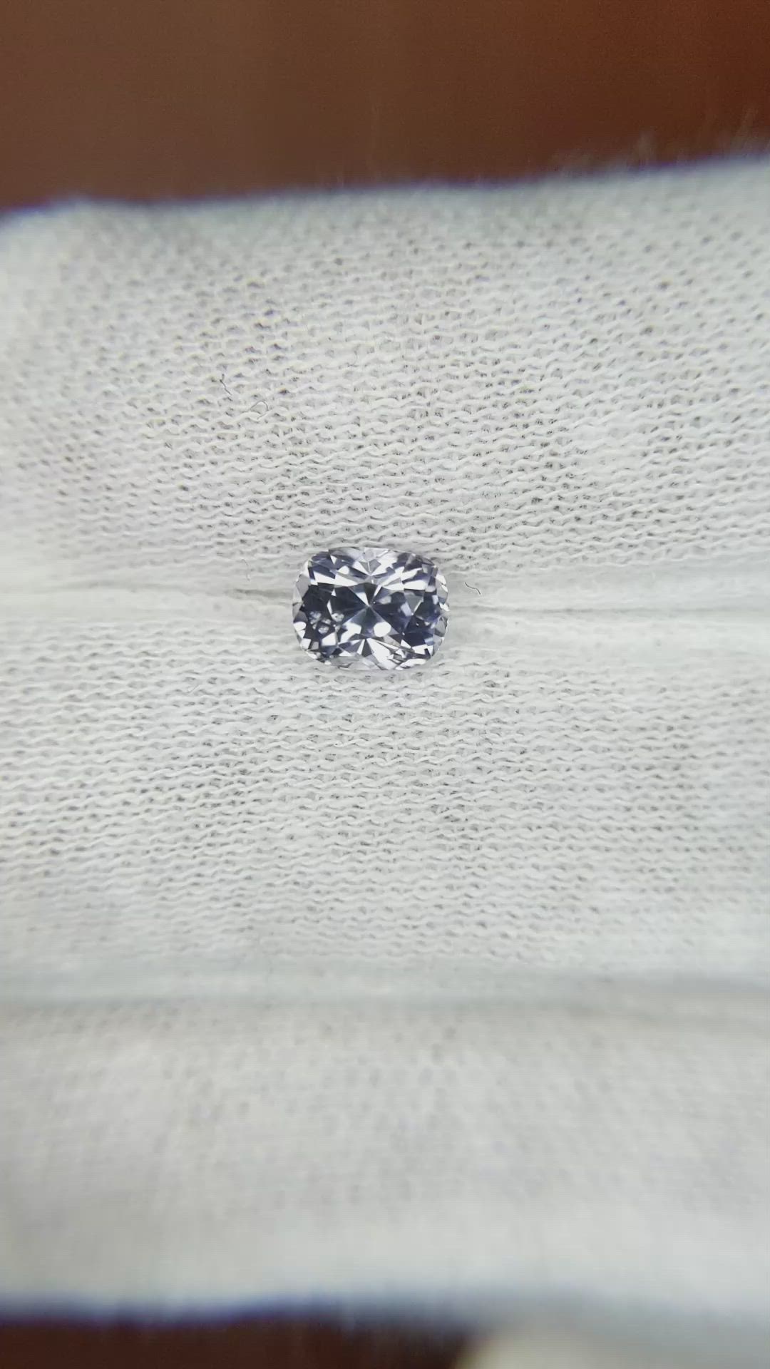0.88 Ct. Blue Sapphire from Ceylon (Sri Lanka) Size Video