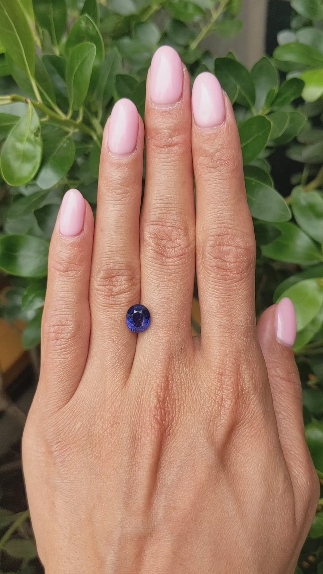 2.69 Ct. Color Change Sapphire from Ceylon (Sri Lanka) Size Video
