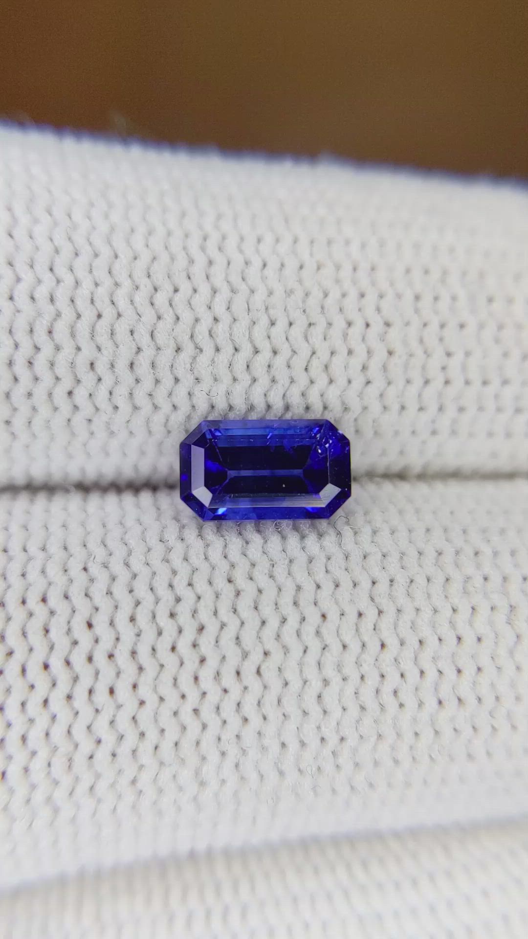1.20 Ct. Blue Sapphire from Ceylon (Sri Lanka) Size Video