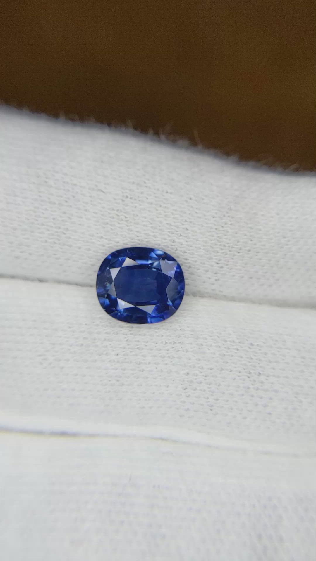 1.95 Ct. Blue Sapphire from Thailand Size Video