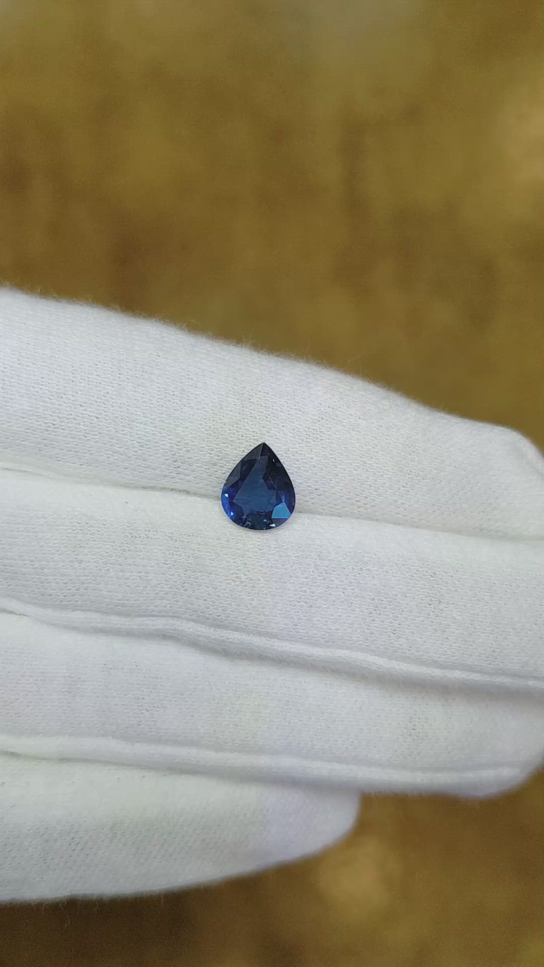 1.94 Ct. Blue Sapphire from Ceylon (Sri Lanka) Size Video