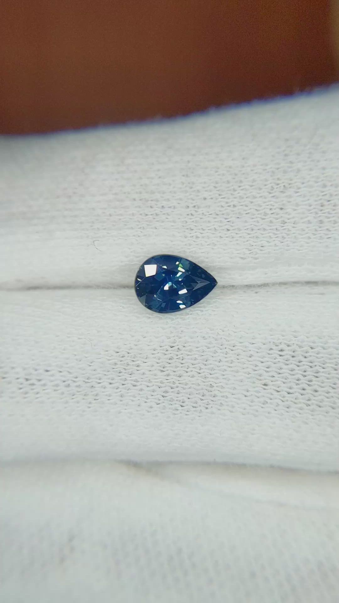 0.89 Ct. Blue Sapphire from Nigeria Size Video