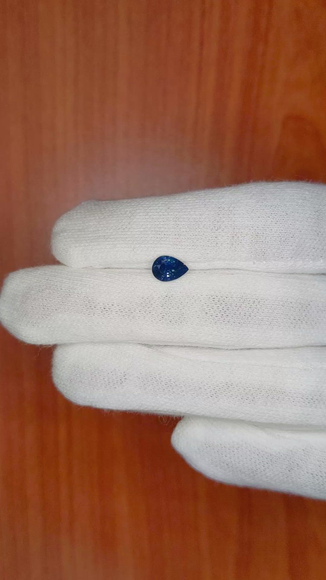 0.89 Ct. Blue Sapphire from Nigeria Size Video