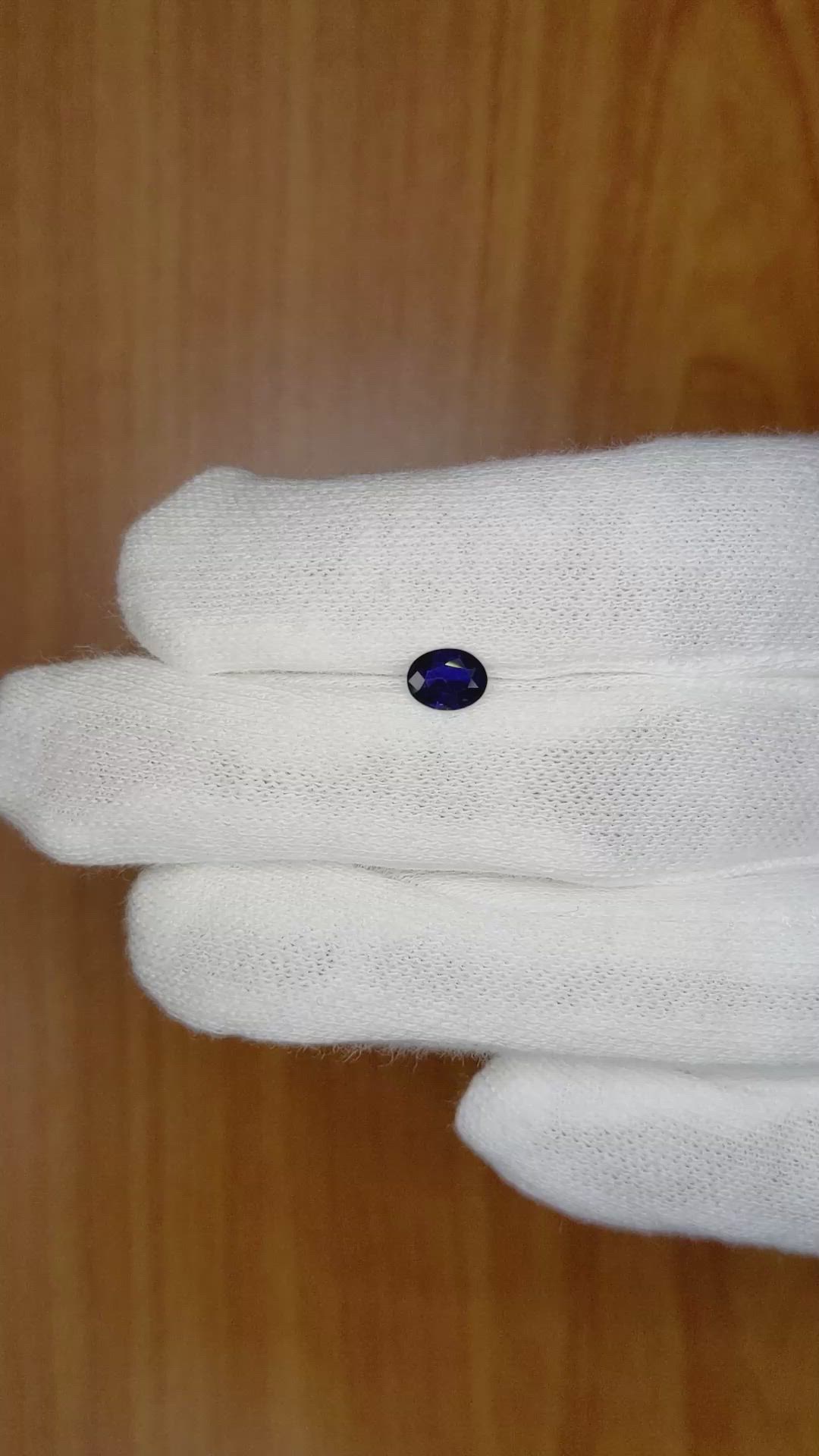 0.54 Ct. Blue Sapphire from Nigeria Size Video