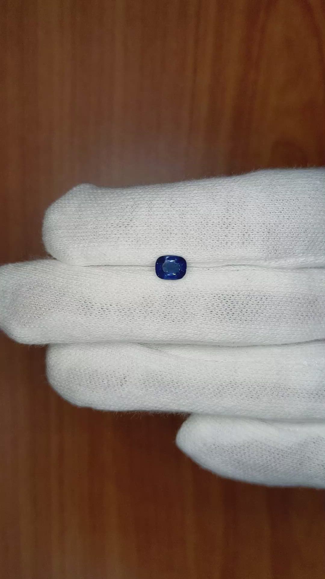 0.68 Ct. Blue Sapphire from Nigeria Size Video