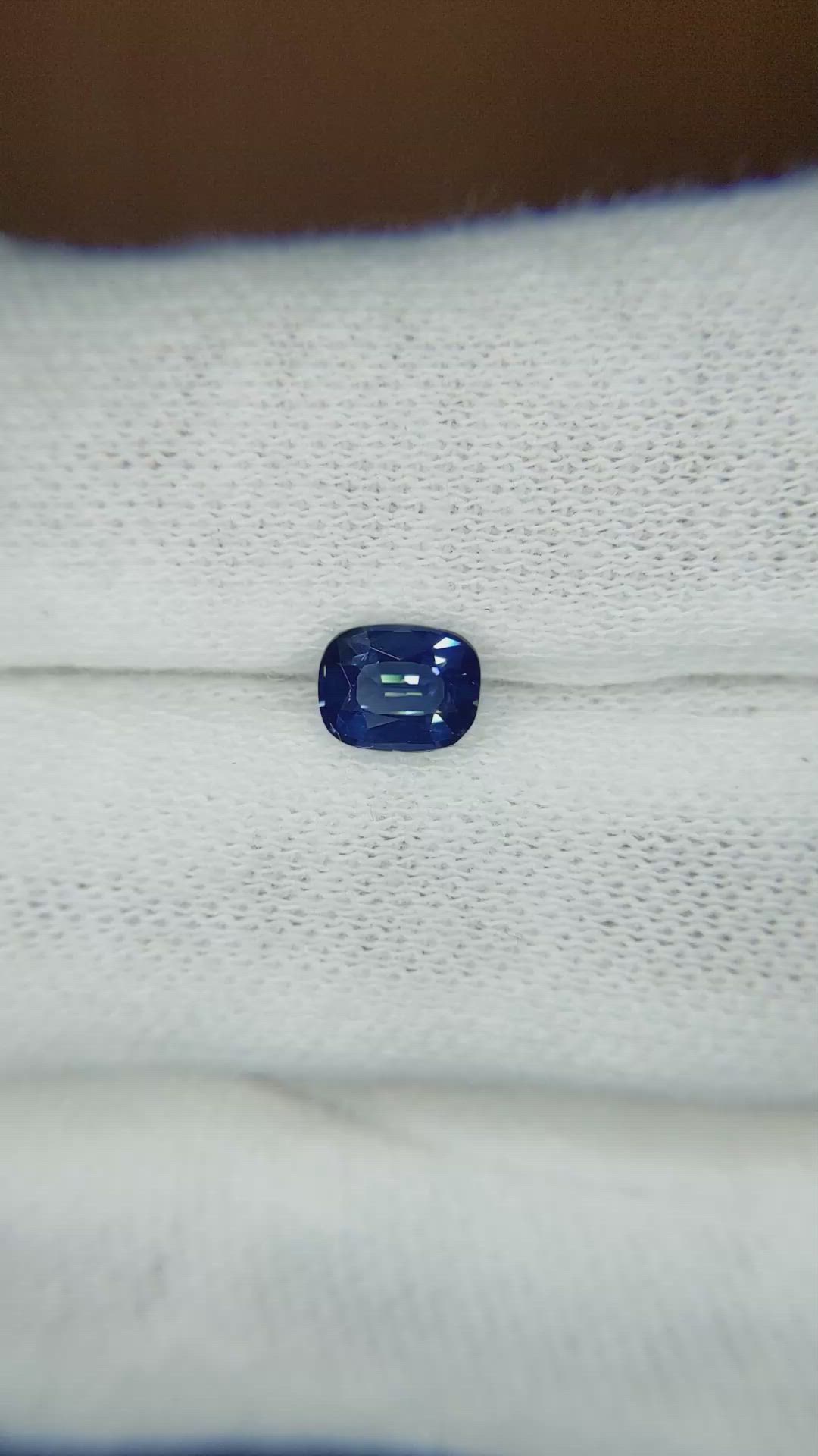 0.68 Ct. Blue Sapphire from Nigeria Size Video