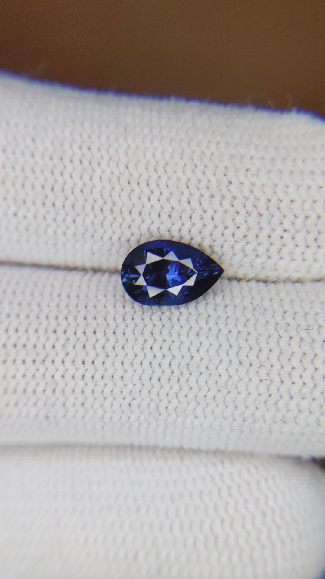 1.25 Ct. Blue Sapphire from Nigeria Size Video