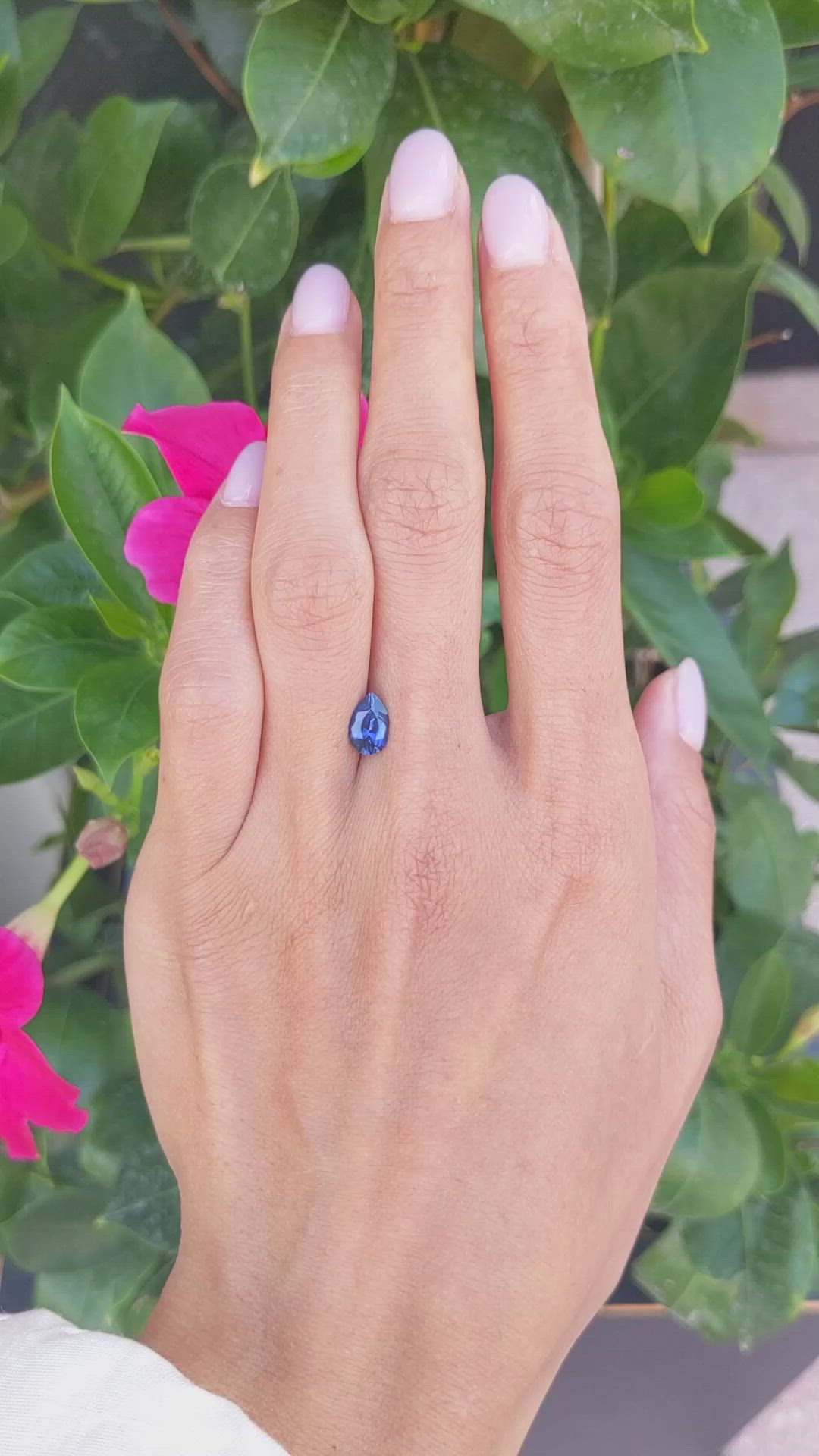 1.25 Ct. Blue Sapphire from Nigeria Size Video