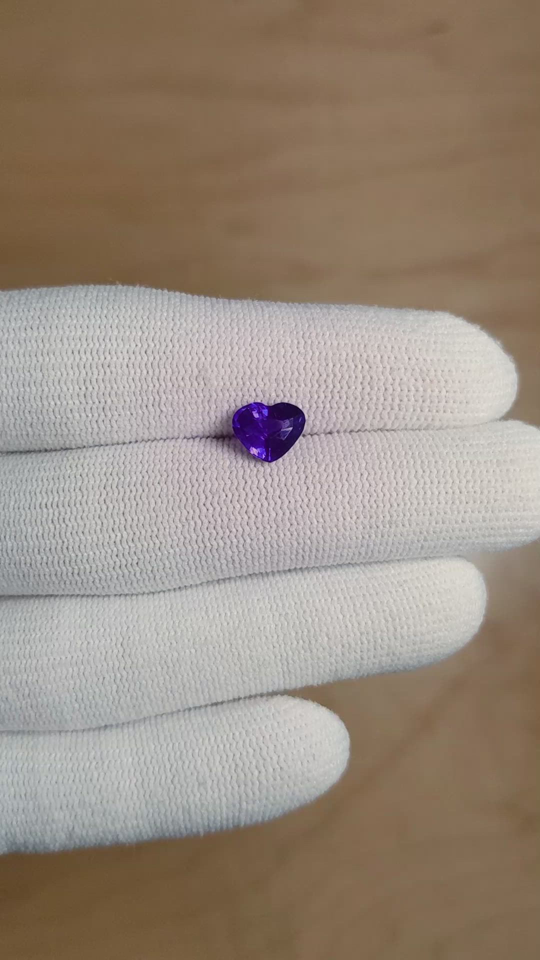 1.74 Ct. Color Change Sapphire from Ceylon (Sri Lanka) Size Video