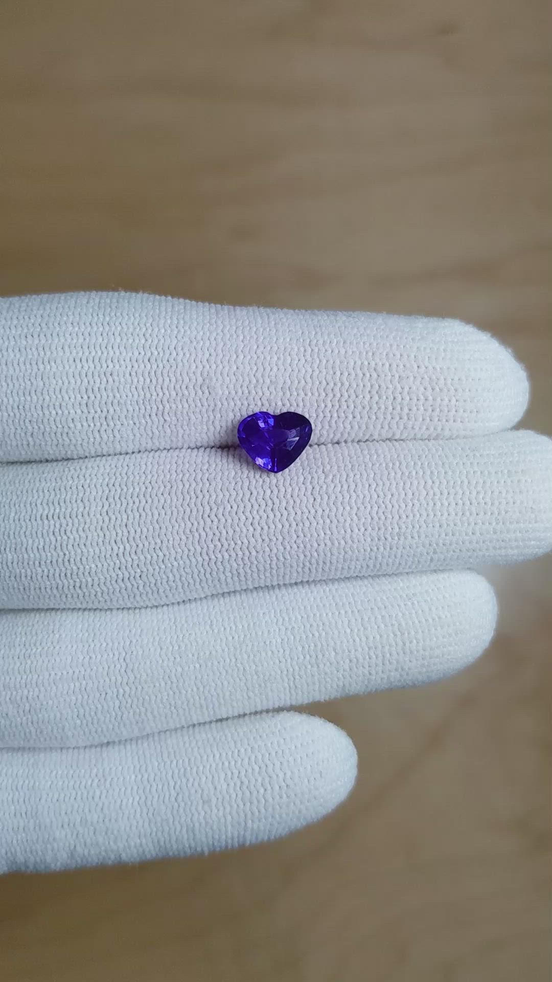 1.74 Ct. Color Change Sapphire from Ceylon (Sri Lanka) Size Video