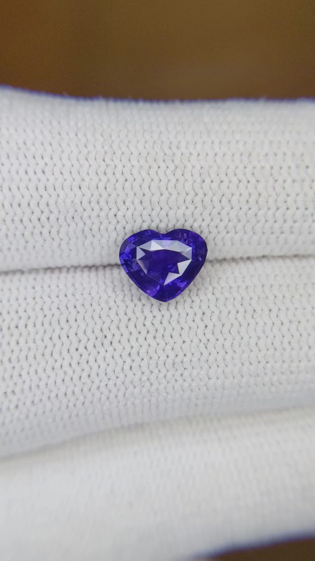 1.74 Ct. Color Change Sapphire from Ceylon (Sri Lanka) Size Video