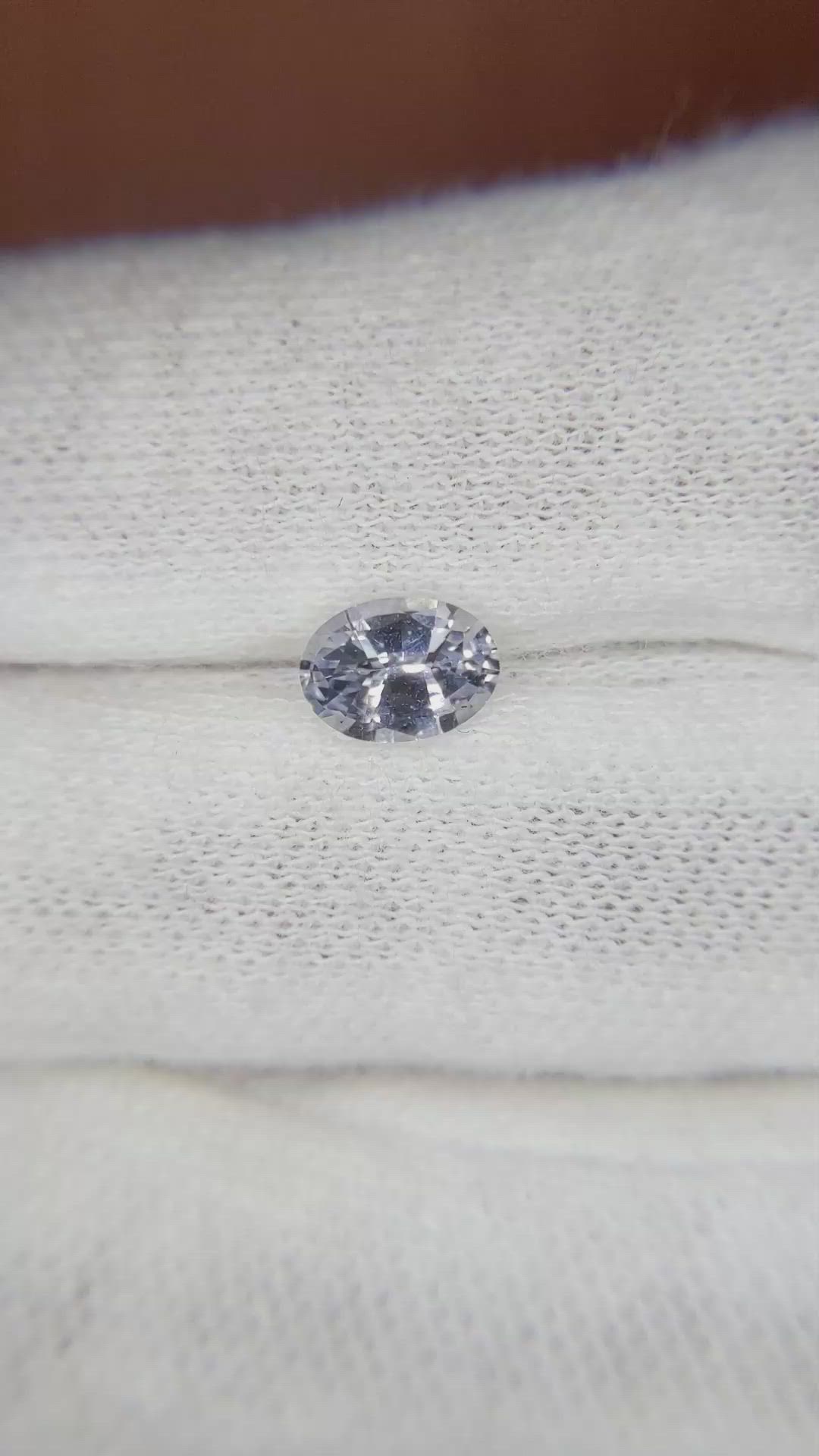 0.93 Ct. Blue Sapphire from Ceylon (Sri Lanka) Size Video