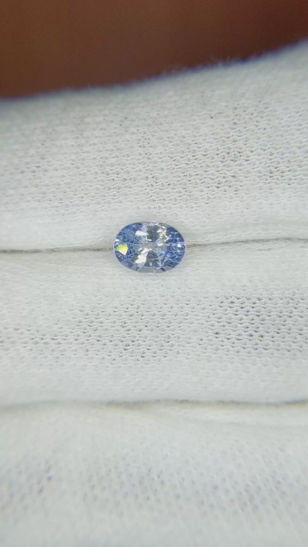 0.92 Ct. Blue Sapphire from Ceylon (Sri Lanka) Size Video