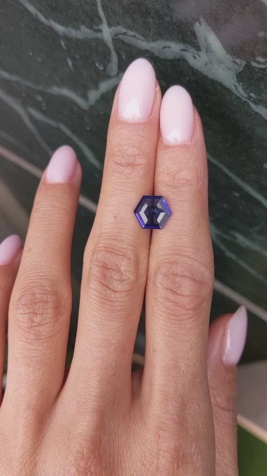 2.01 Ct. Blue Sapphire from Ceylon (Sri Lanka) Size Video