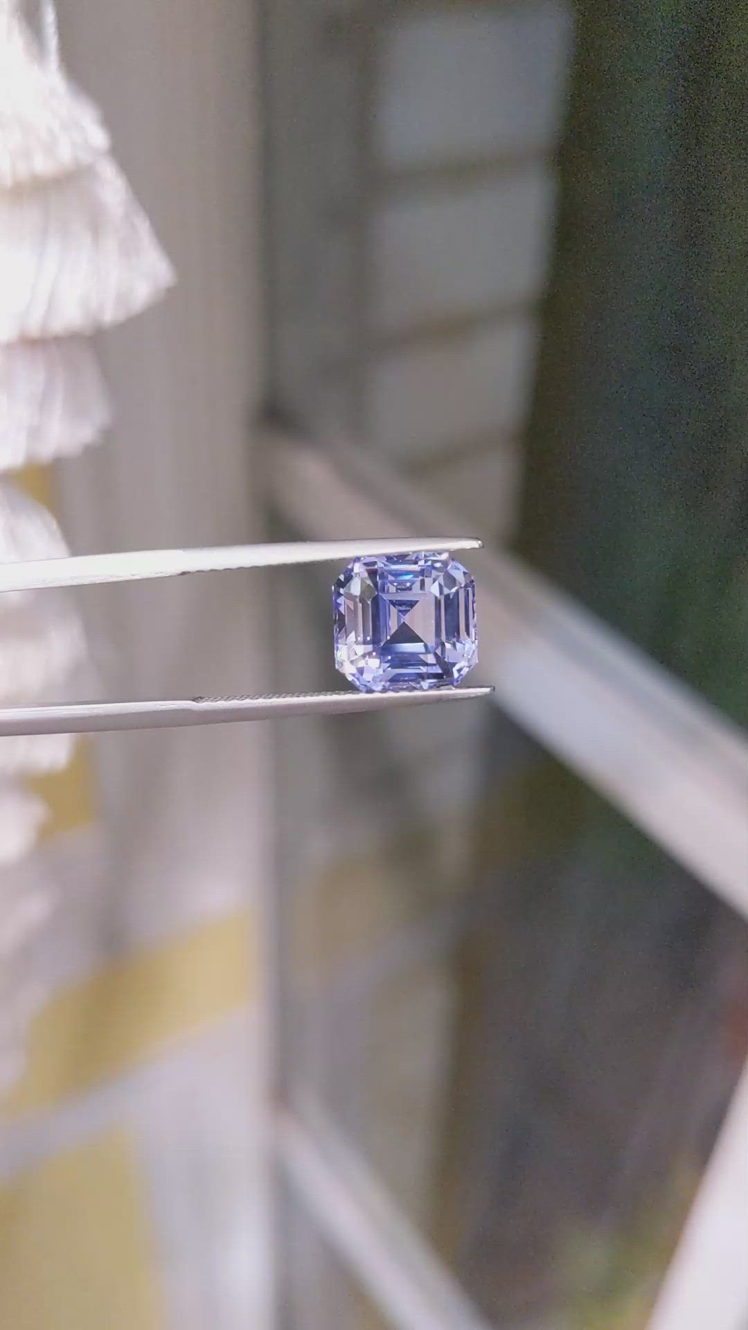 5.69 Ct. Color Change Sapphire from Ceylon (Sri Lanka) Size Video