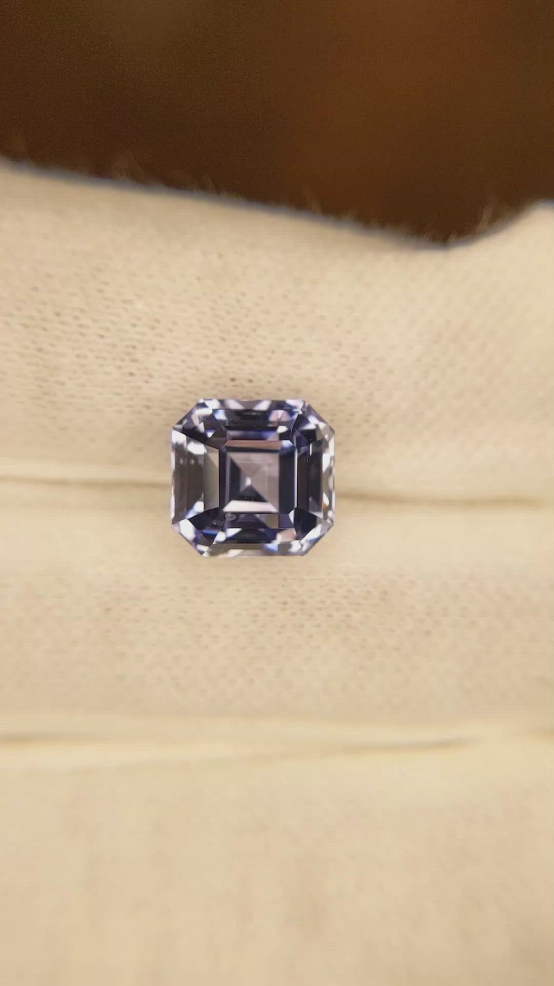 5.69 Ct. Color Change Sapphire from Ceylon (Sri Lanka) Size Video