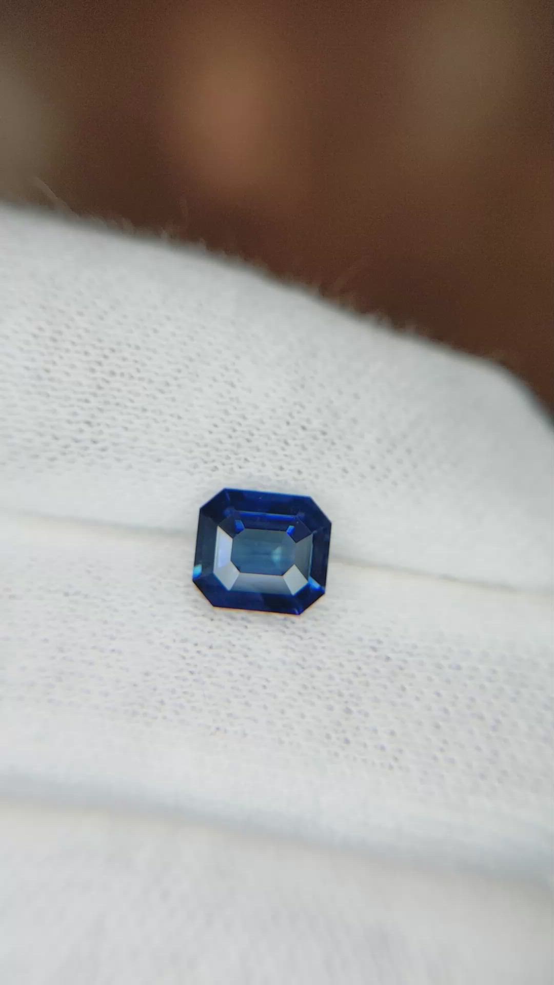 1.97 Ct. Blue Sapphire from Ceylon (Sri Lanka) Size Video