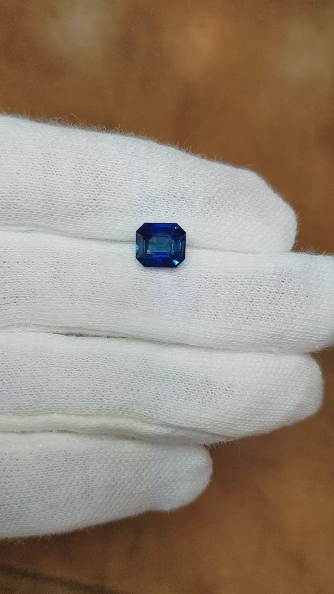 1.97 Ct. Blue Sapphire from Ceylon (Sri Lanka) Size Video