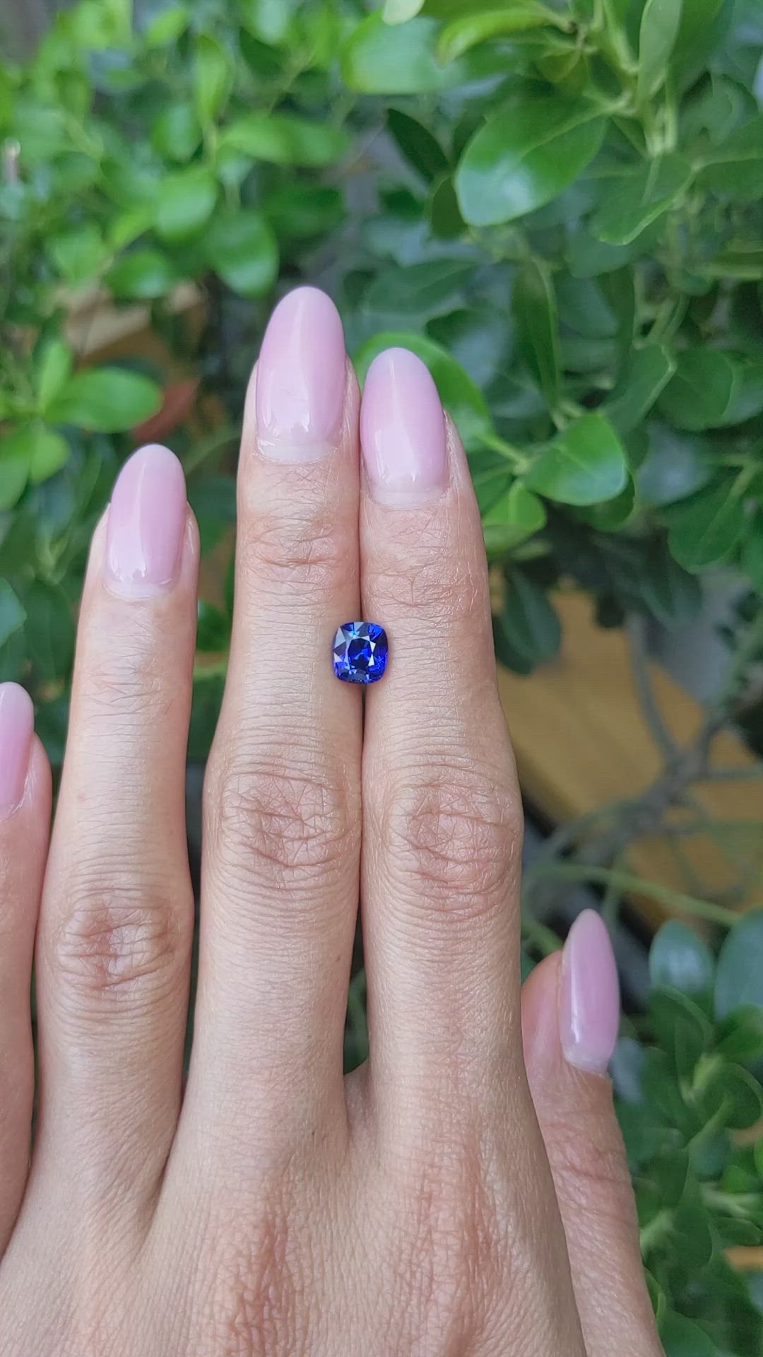 1.50 Ct. Blue Sapphire from Ceylon (Sri Lanka) Size Video